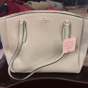 kate spade mint green Leather Shoulder Bag